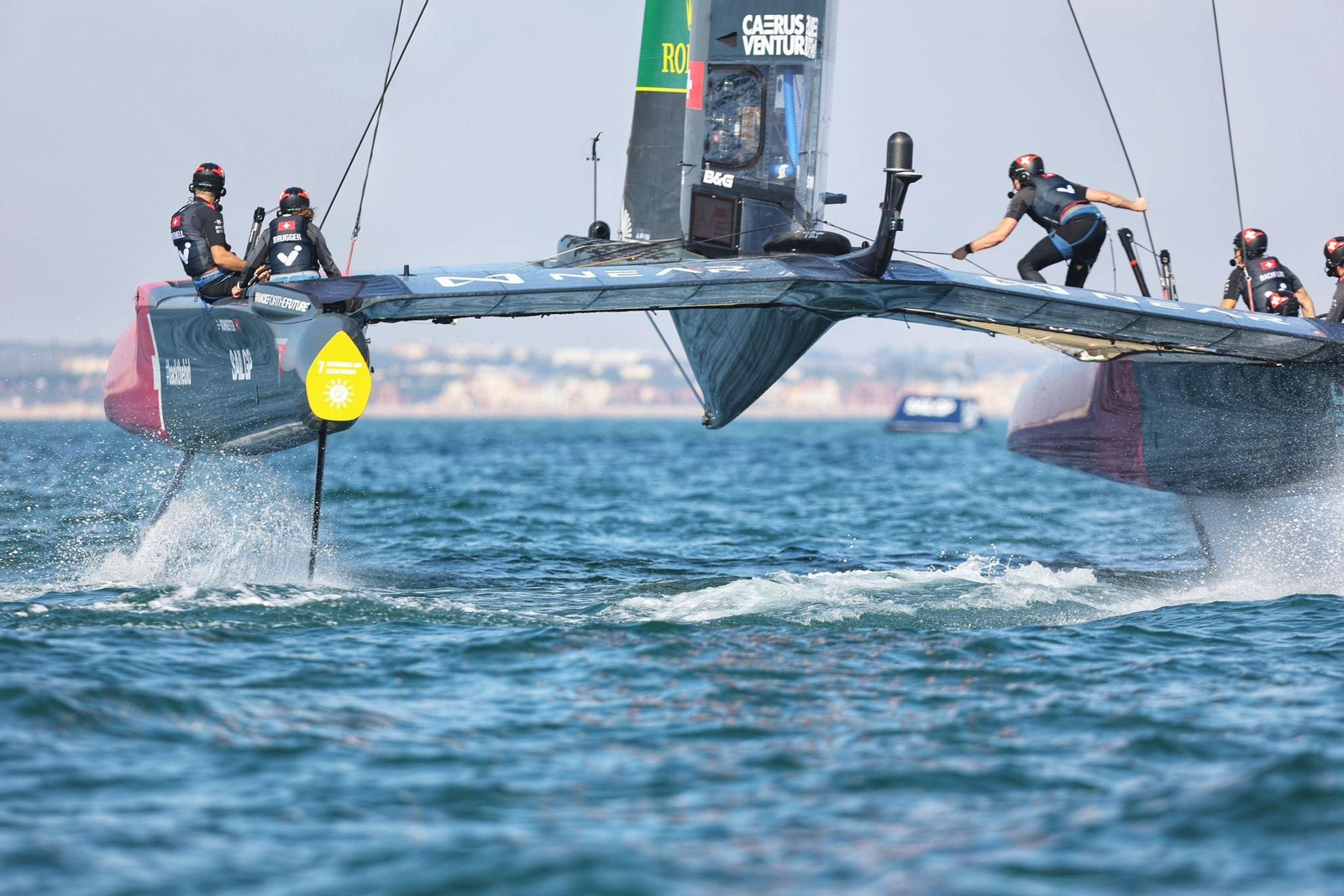 Sail GP Cádiz: El primer entrenamiento ya deja imágenes espectaculares