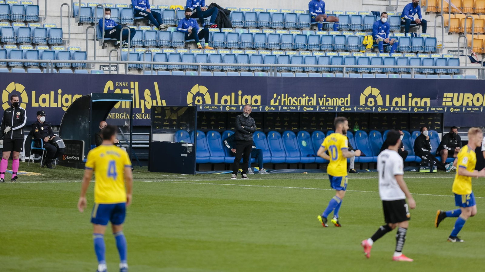 Las Imágenes del partido Cádiz-Valencia