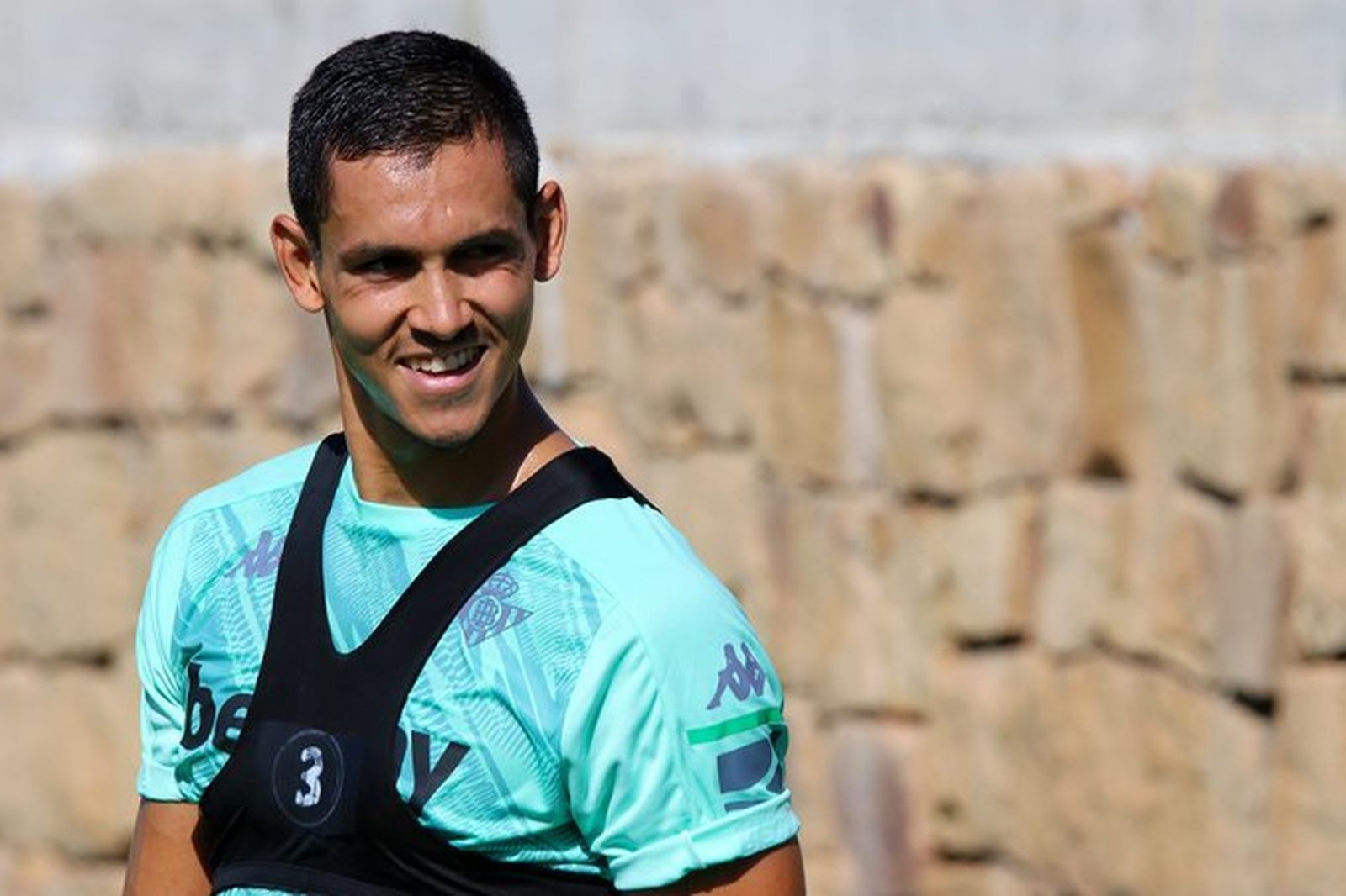 Mandi, durante un entrenamiento.