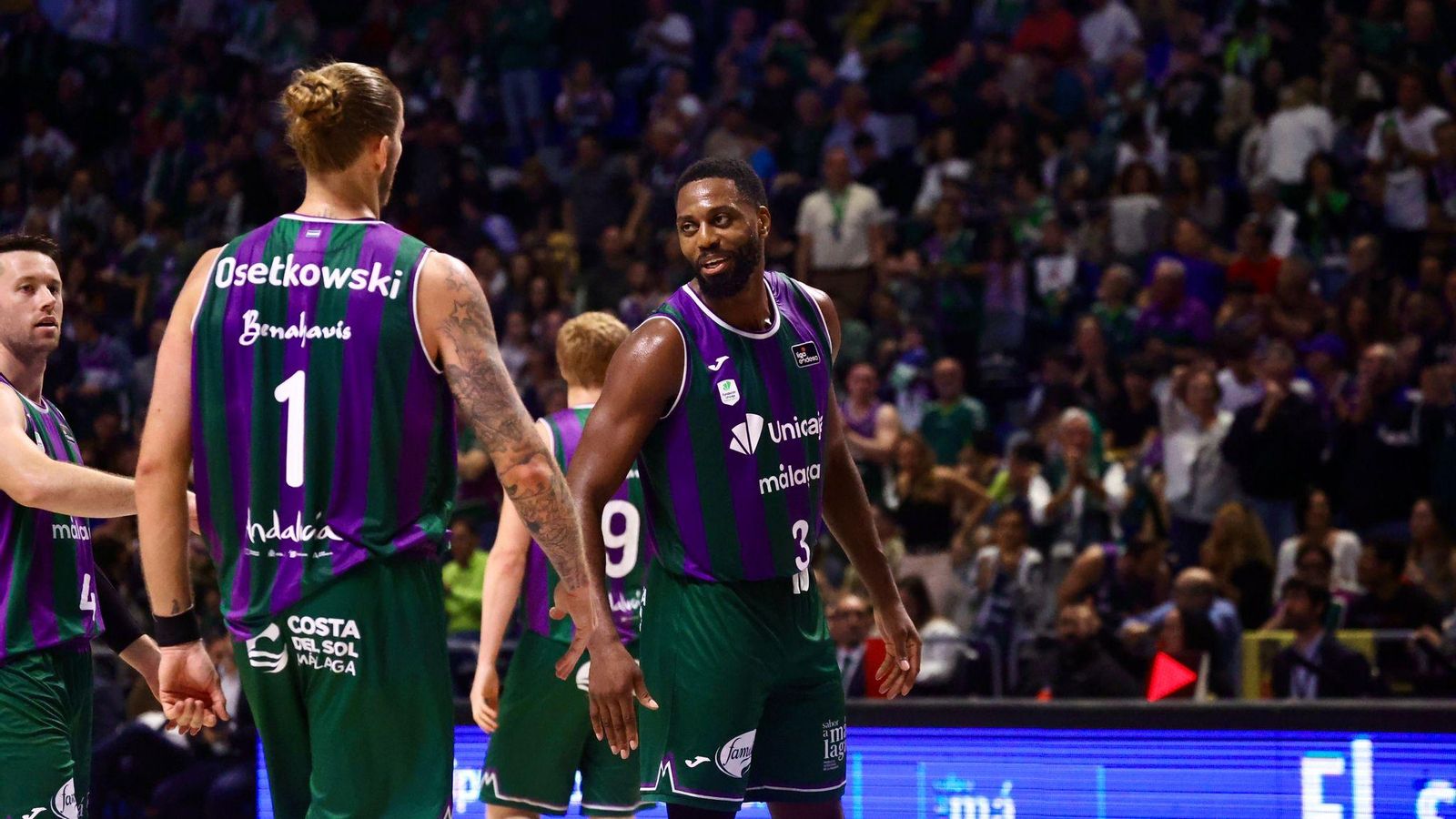 El Unicaja-La Laguna Tenerife, en fotos