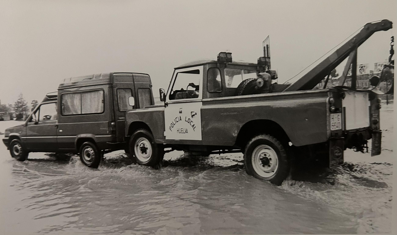 Efectos del temporal e inundaciones de enero de 1996 en Huelva.