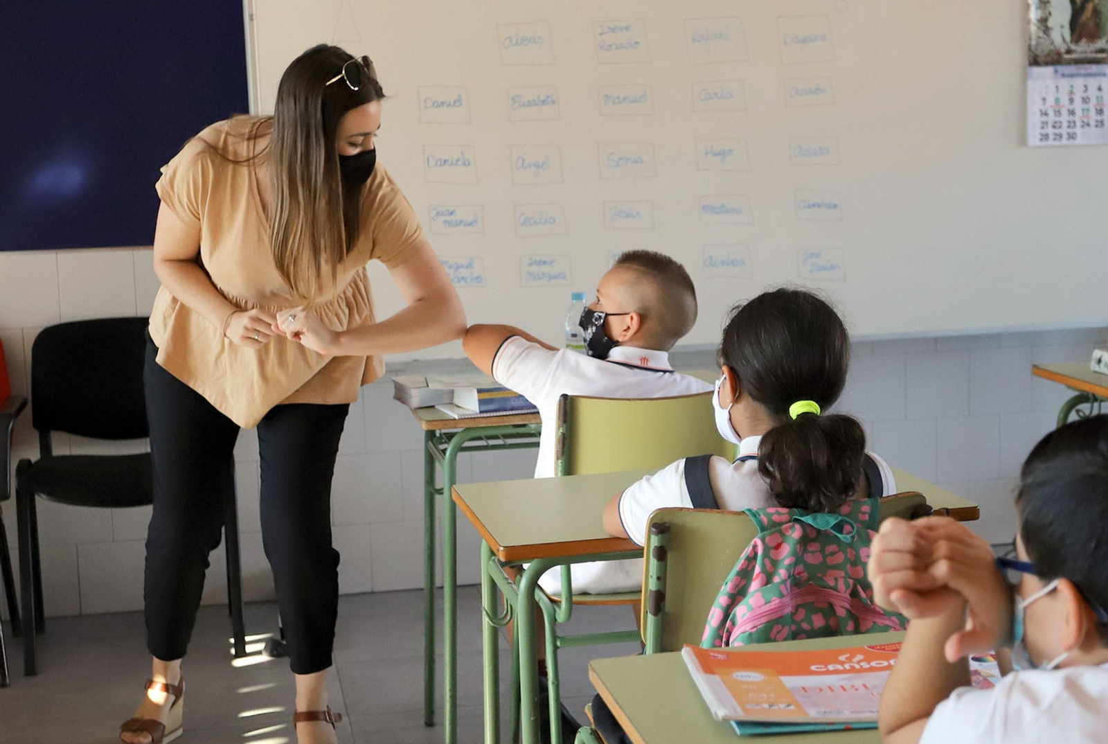 Imágenes de la vuelta al cole en Huelva