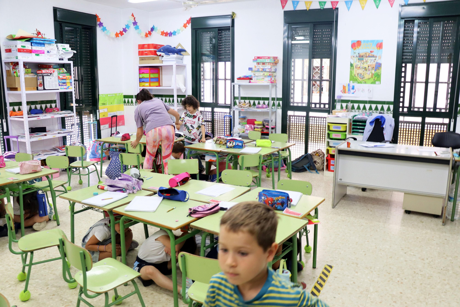 Imágenes Simulacro de Tsunami en el Colegio Funcadia Huelva