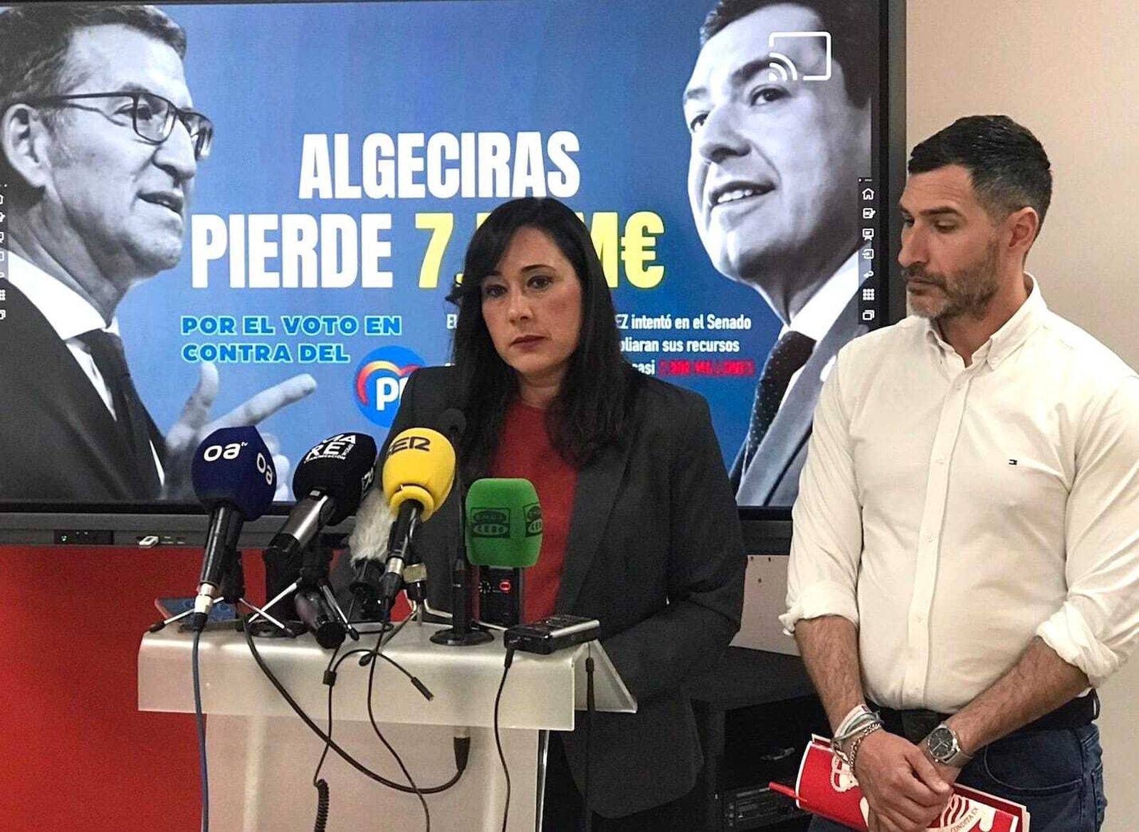 Rocío Arrabal y Fran Fernández.