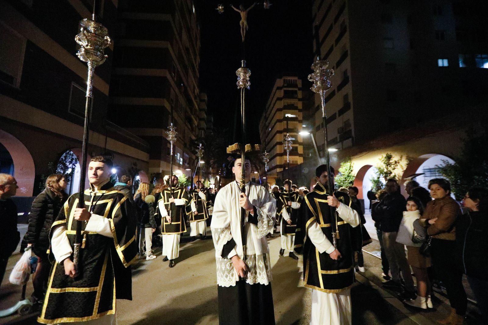 La procesión de La Caridad de Almería, en imágenes