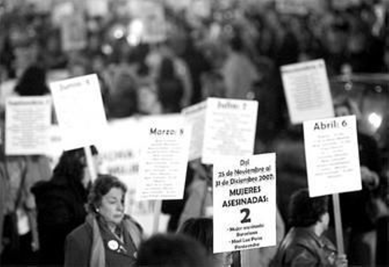 Manifestación contra la violencia machista, el pasado 25 de noviembre, en Málaga.