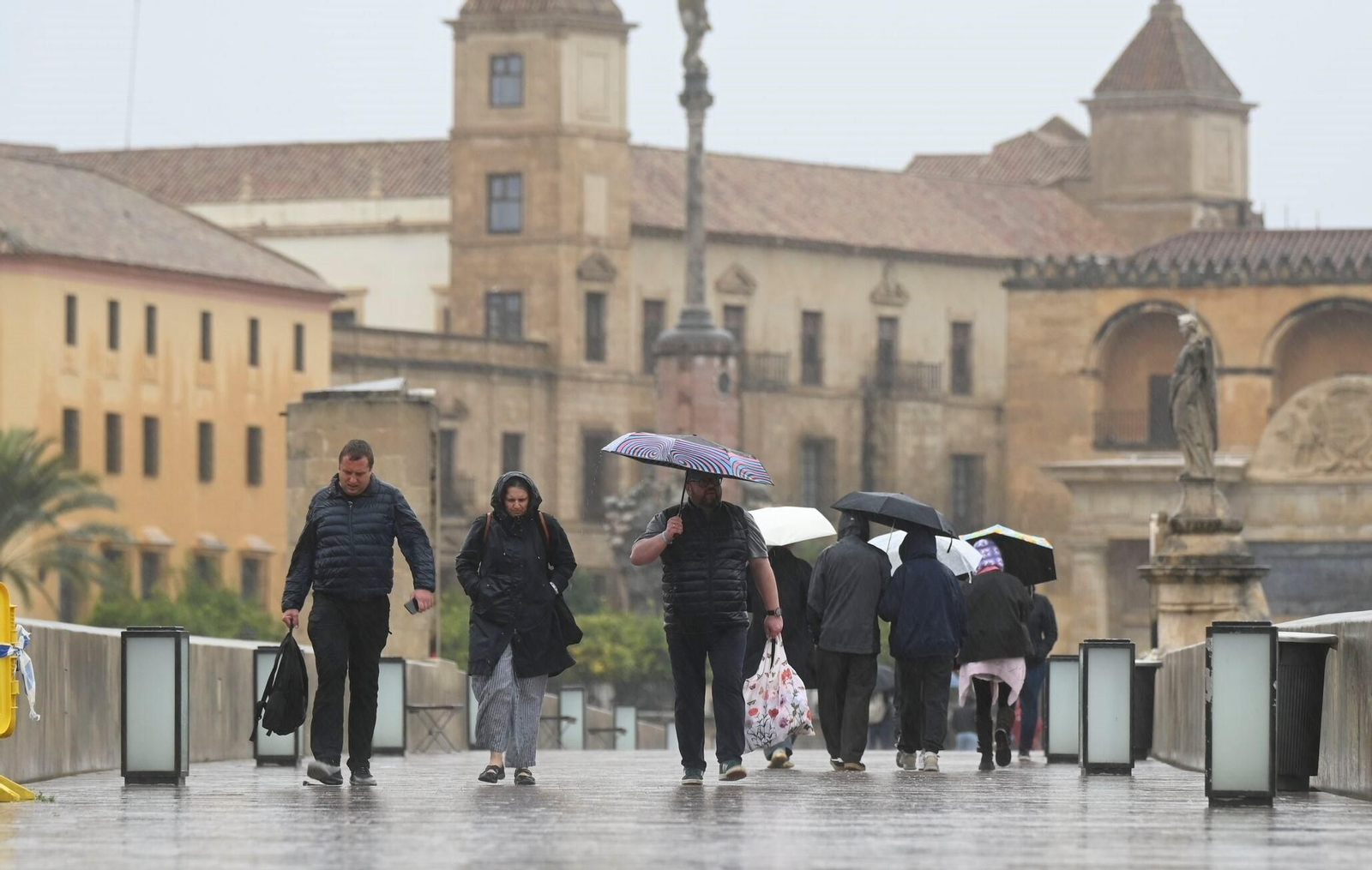 El paso de la borrasca Claudia por Córdoba en imágenes
