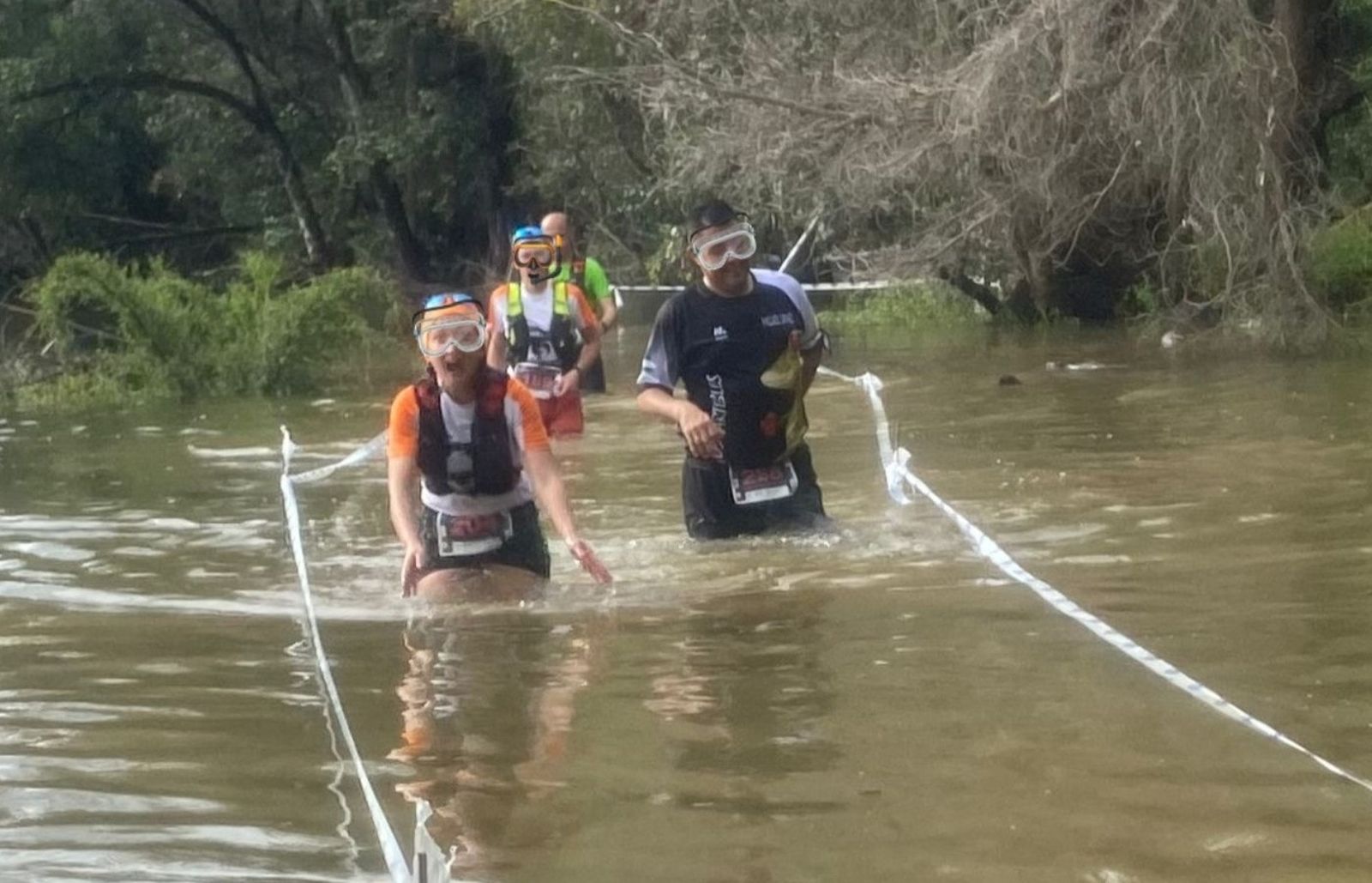 Una imagen del trail por la Ruta del Agua en 2021.