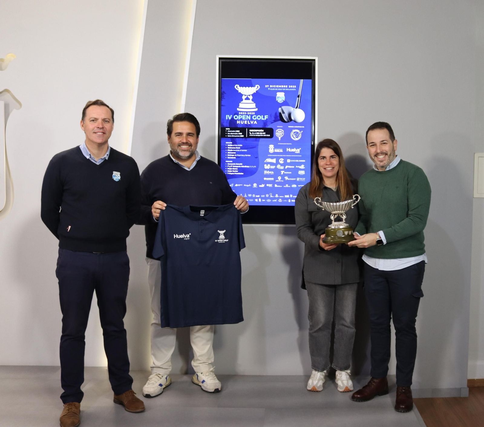 Presentanción del torneo en el Ayuntamiento de Huelva.