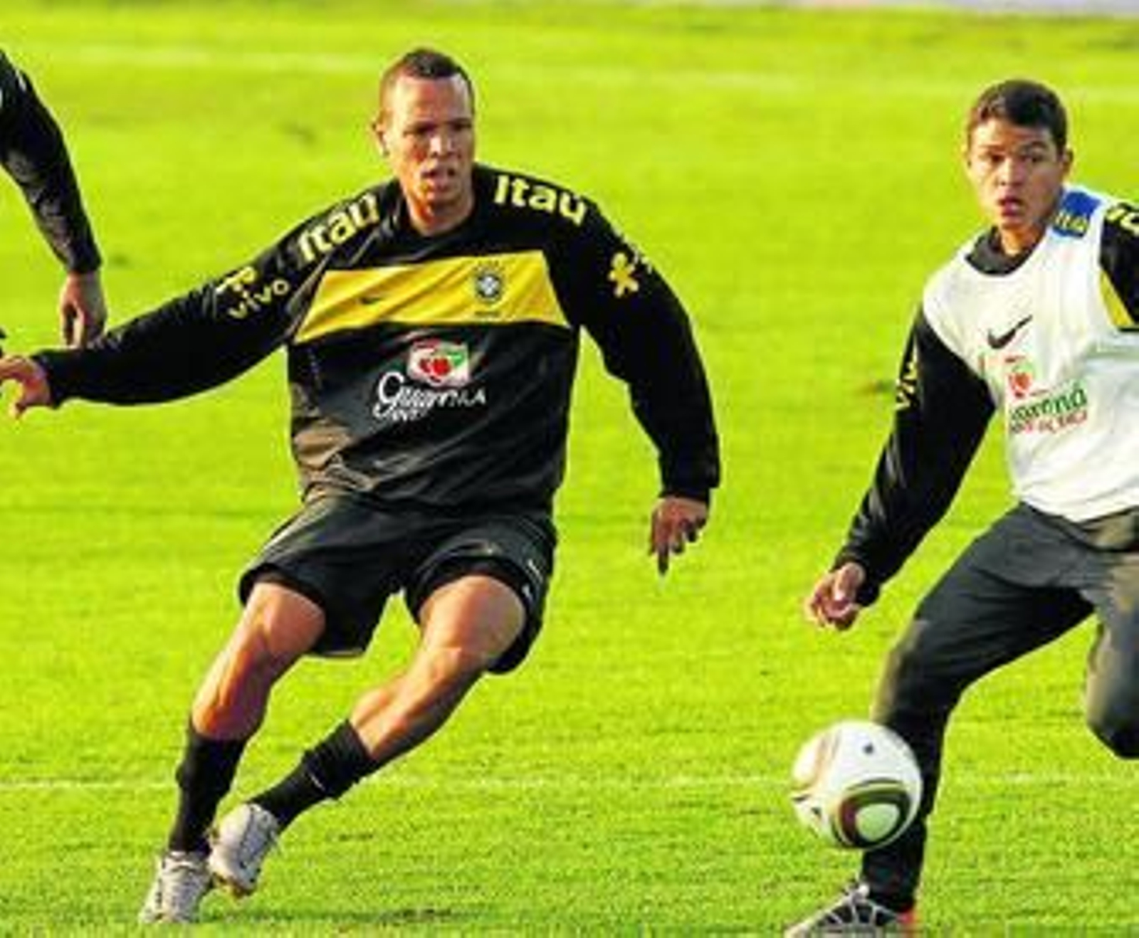Lusi Fabiano, en un entrenamiento de la selección brasileña.
