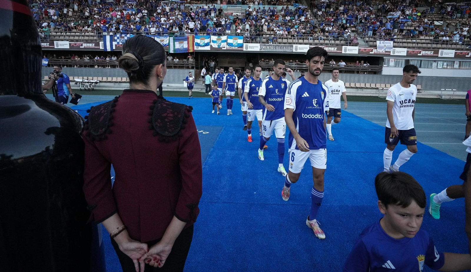 Imágenes del partido del Xerez CD - UCAM