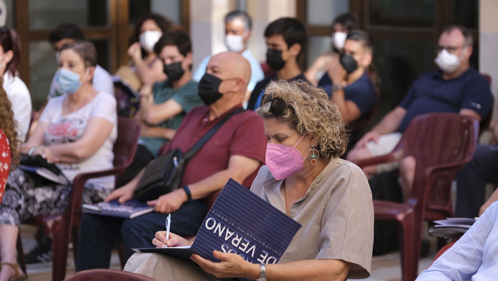 Recibimiento a los alumnos del Festival de Música Renacentista y Barroca de Vélez Blanco.