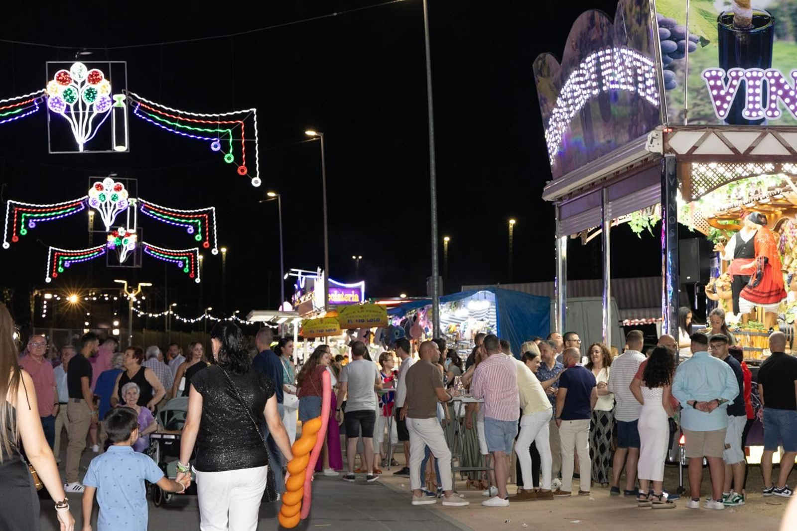 Así disfrutan los torrecampeños de su feria.