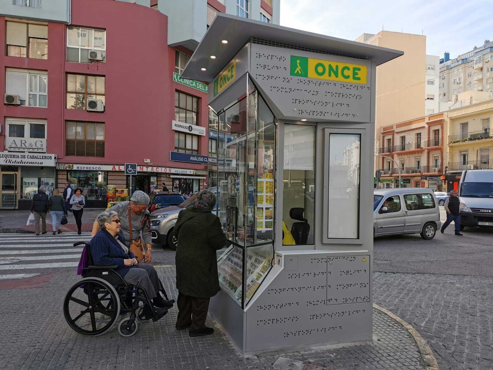 El nuevo quiosco ya en funcionamiento