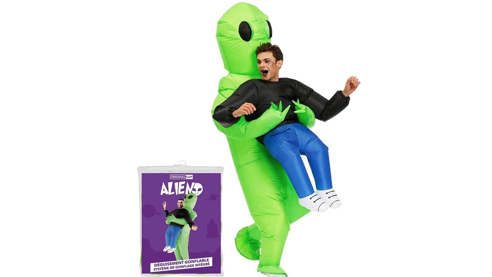 Alien secuestrando humanos