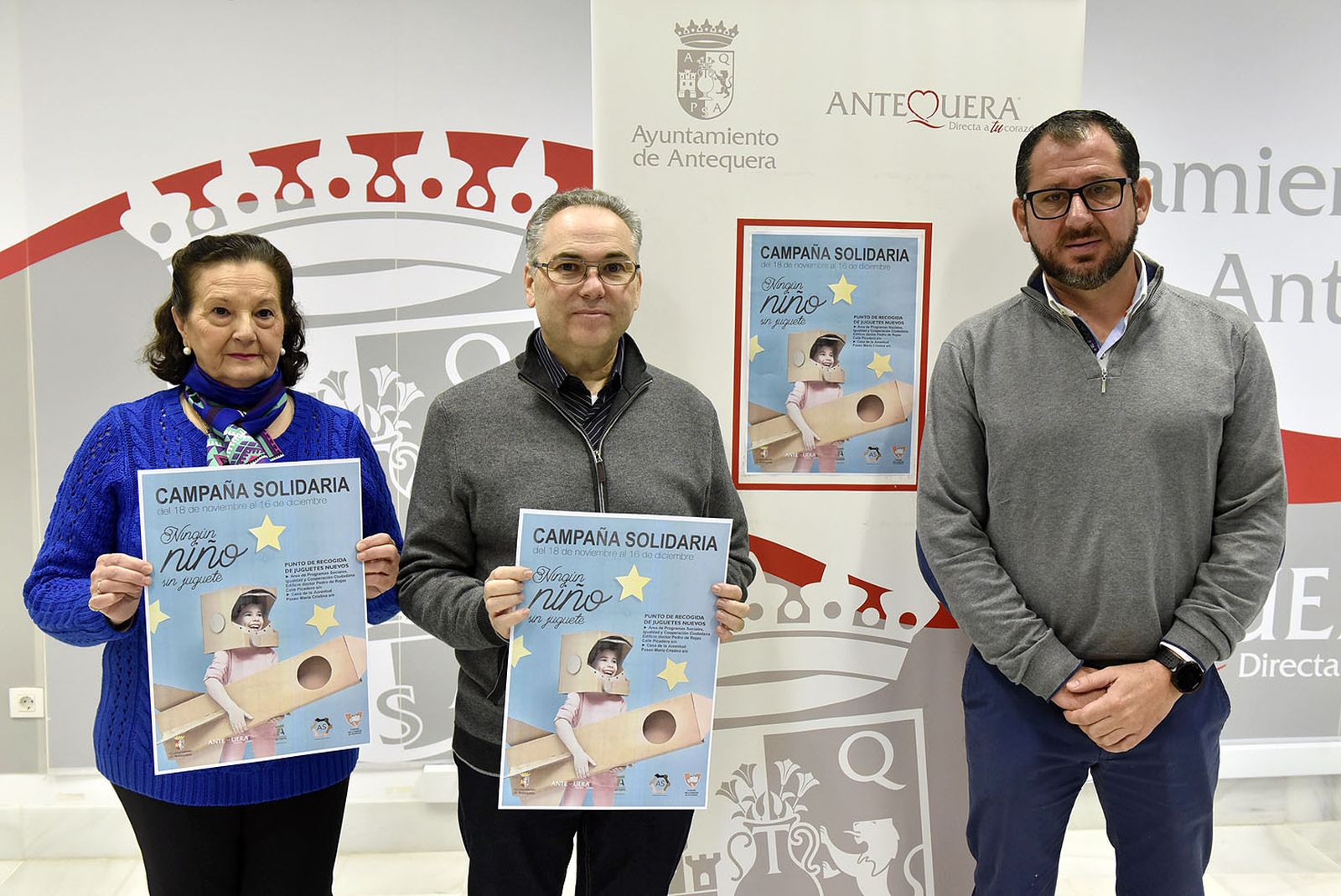 Presentación de la campaña de recogida de juguetes.
