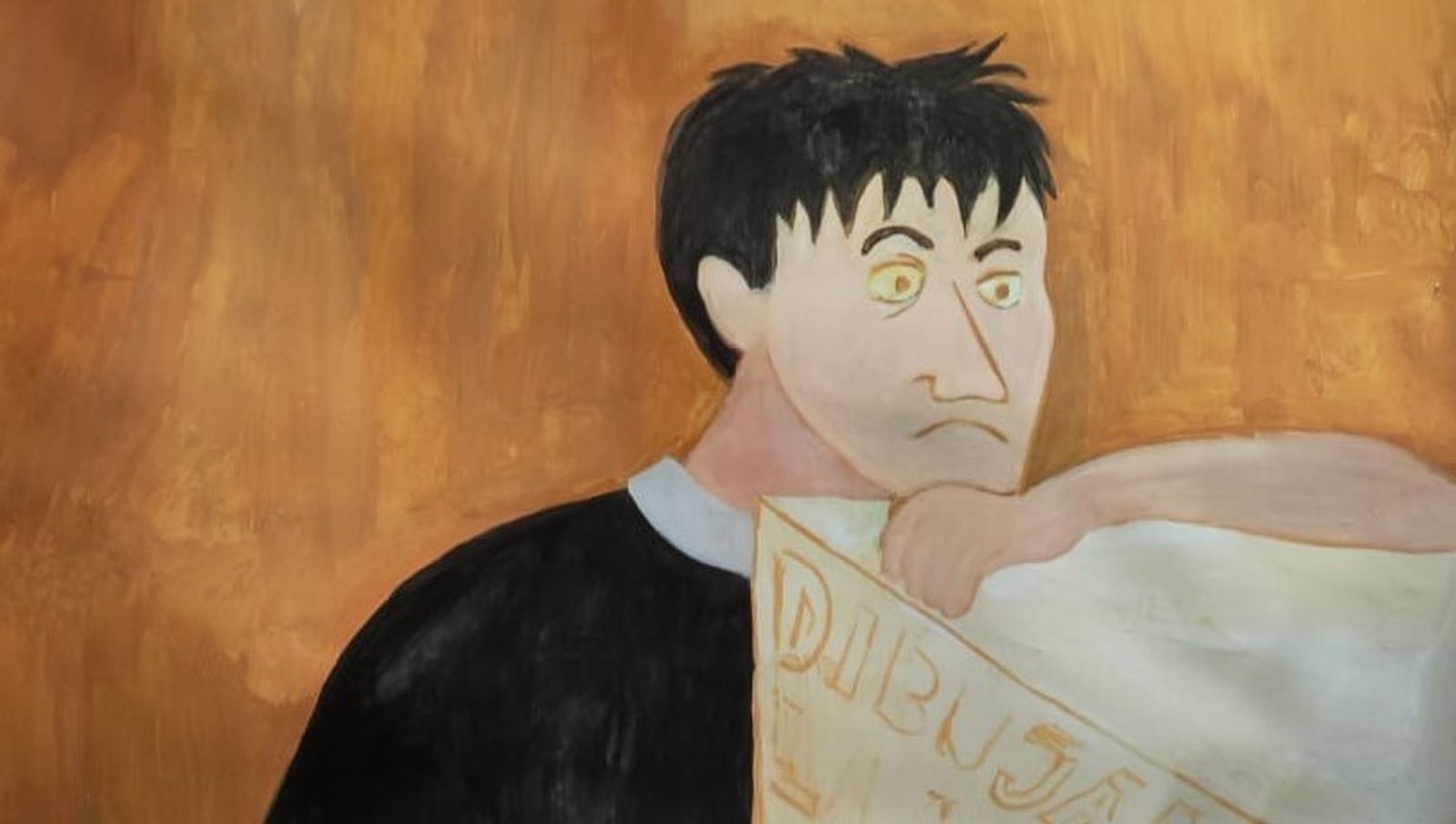 Una fragmento de una de las obras que se podrán ver ene la exposición.