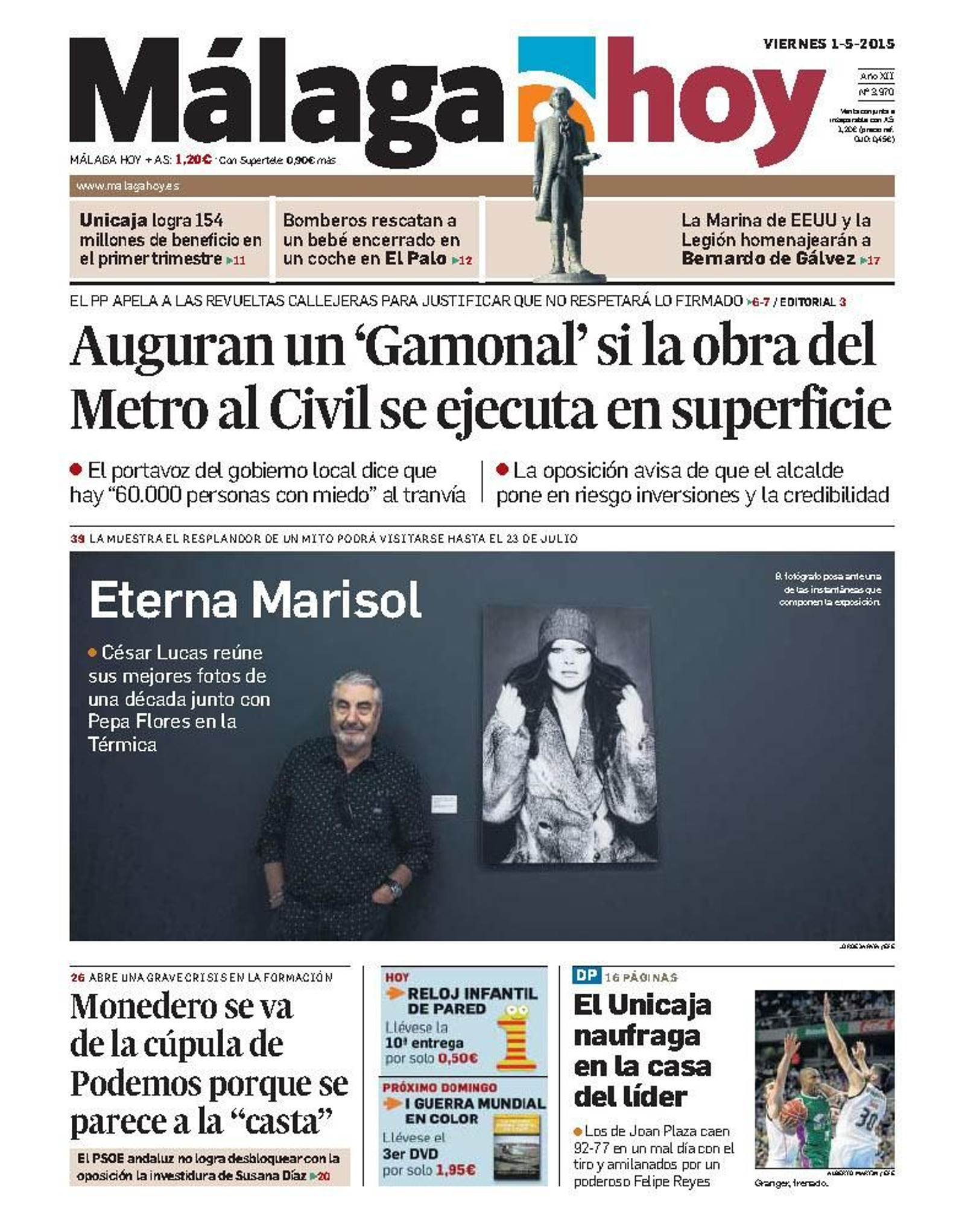 Revueltas callejeras.  El portavoz del equipo de gobierno del PPaugura un ‘Gamonal’ si la obra del Metro al Civil se ejecuta.