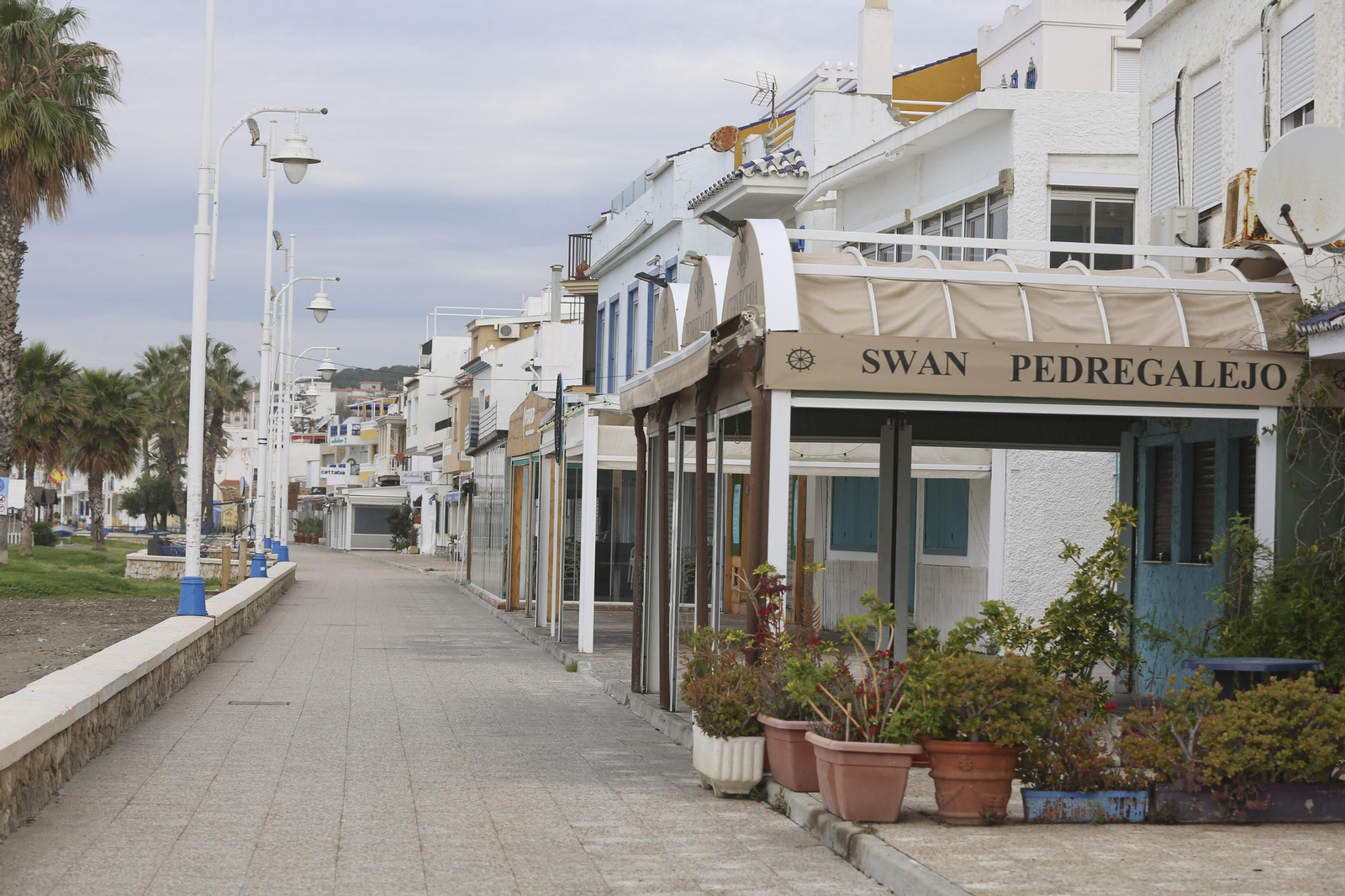 Coronavirus en Málaga: El desierto de Pedregalejo, en fotos
