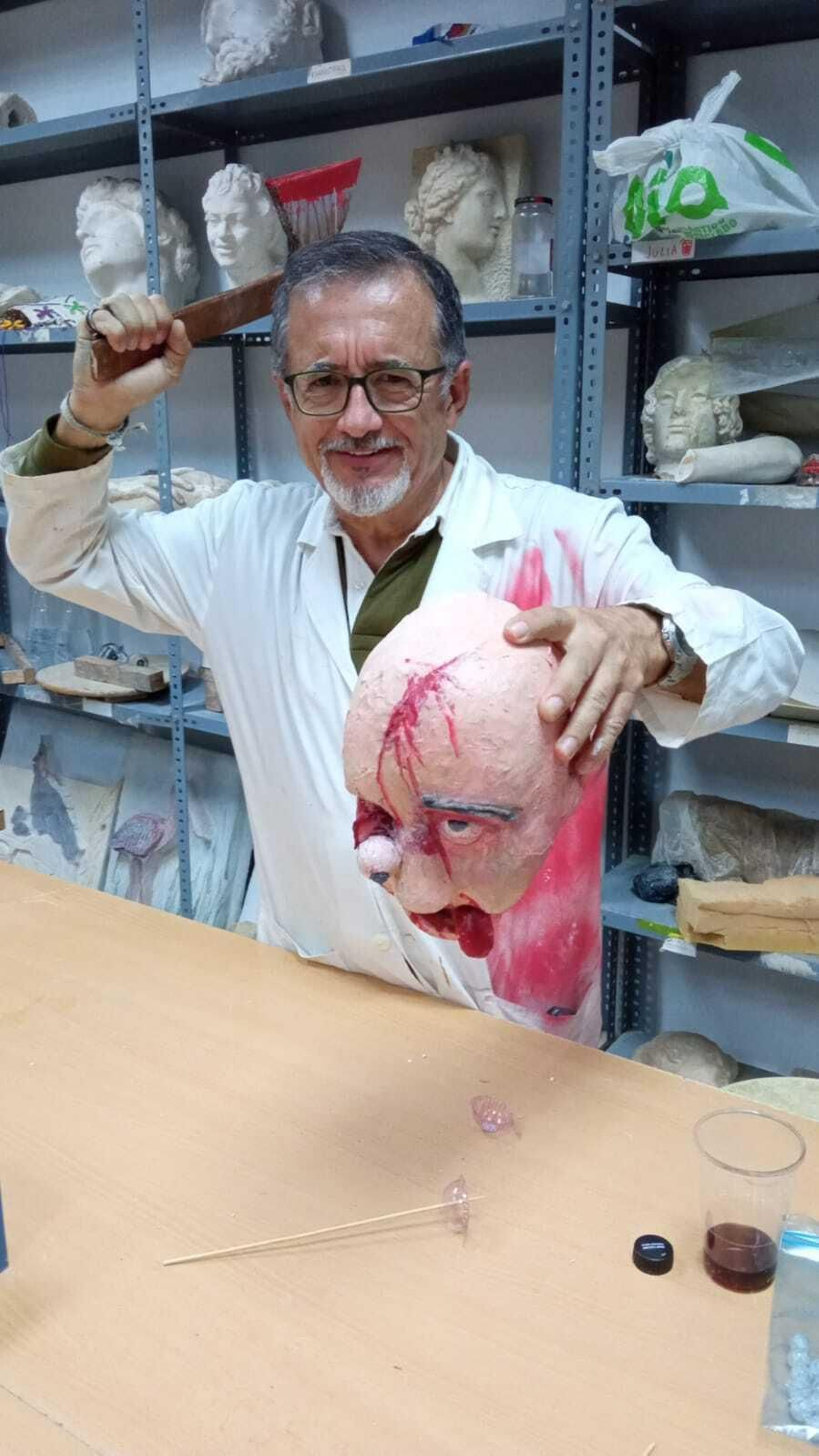 Trabajos para Halloween de los alumnos de la Escuela de Arte