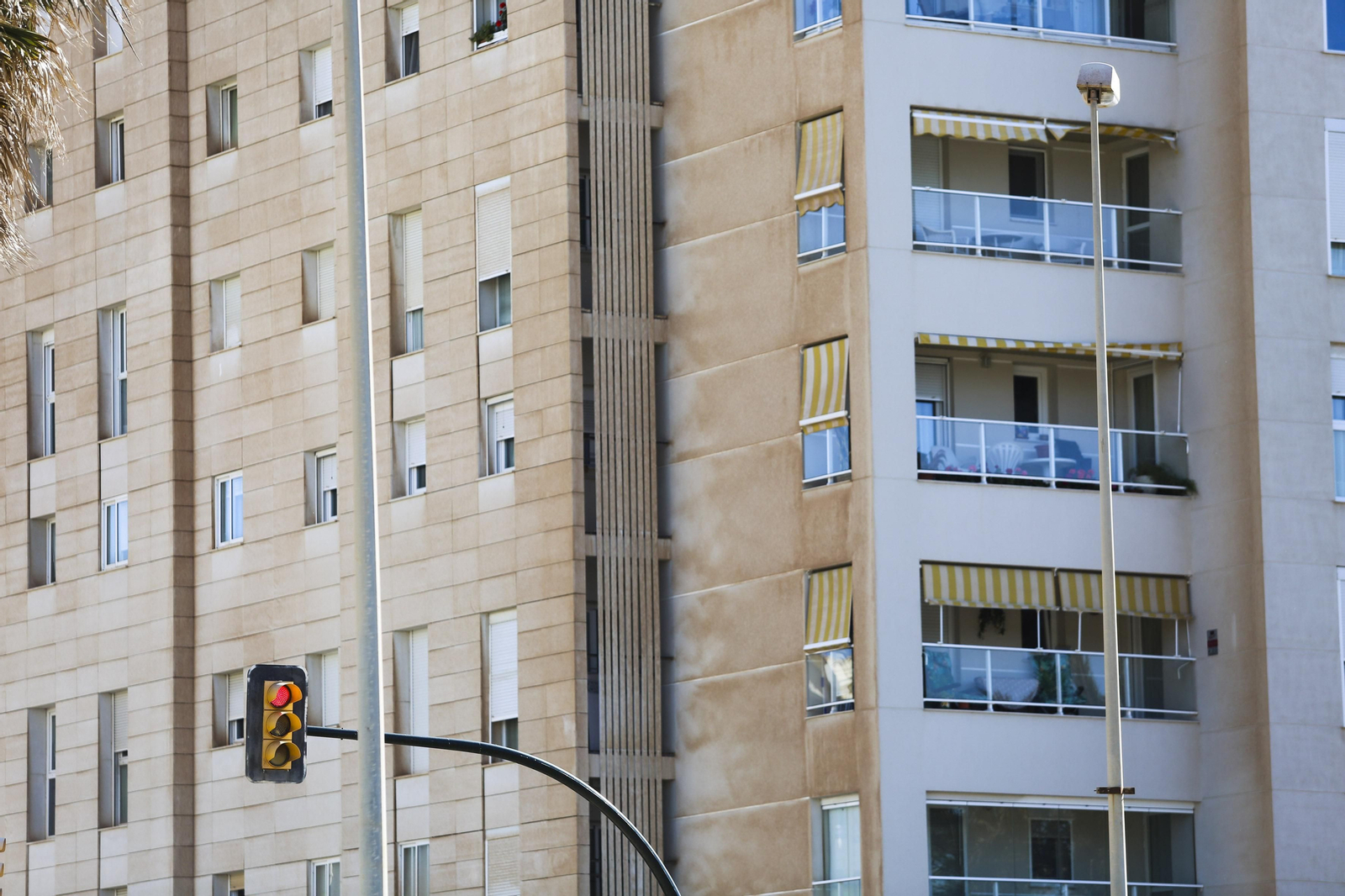 Así están los edificios de Málaga un mes después de la calima