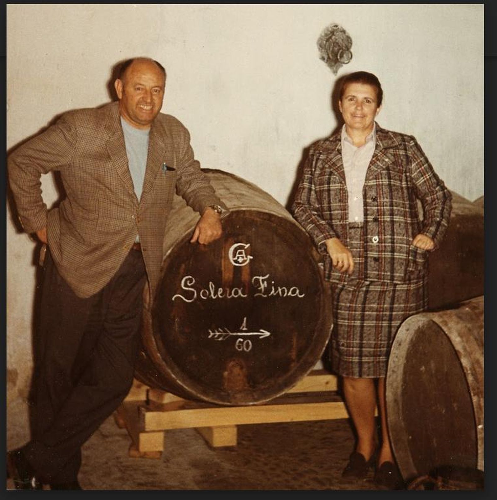 Los patriarcas de la familia, D. Faustino y Dña. Carmen.