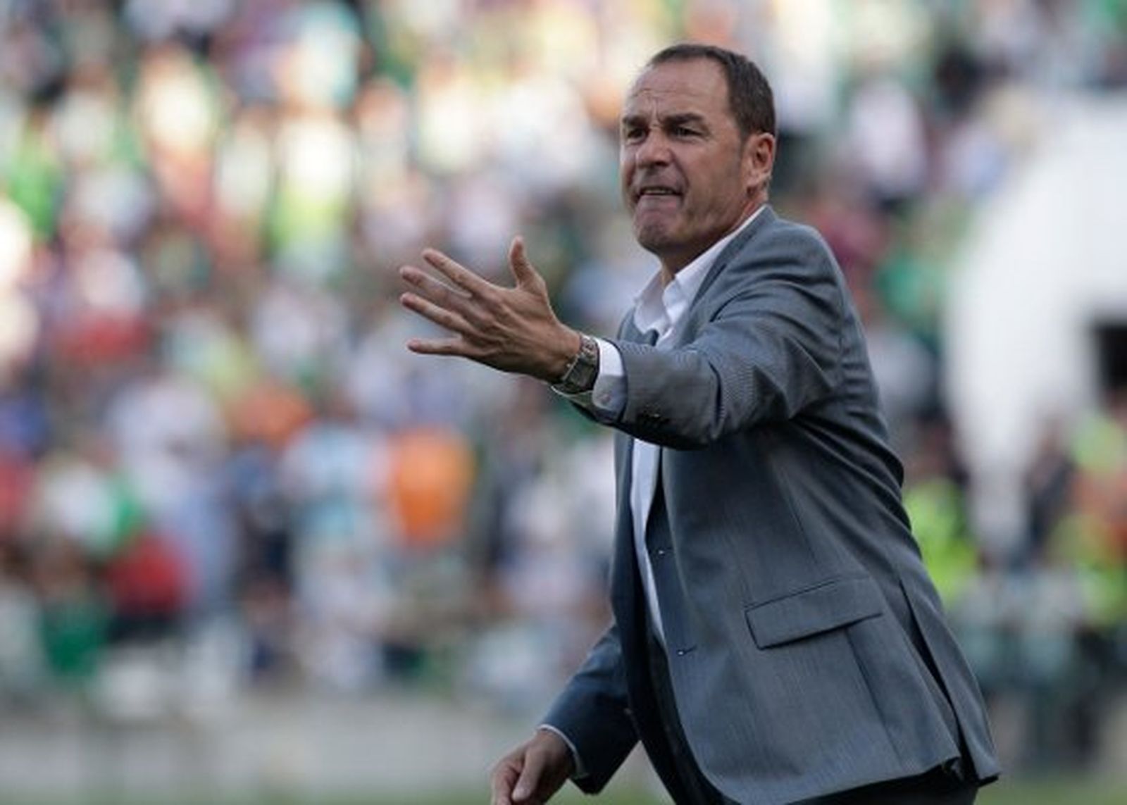 El Cádiz se complica sus opciones de salvar la categoría tras caer goleado en el Ruiz de Lopera por cuatro tantos a cero.

Foto: Antonio Pizarro