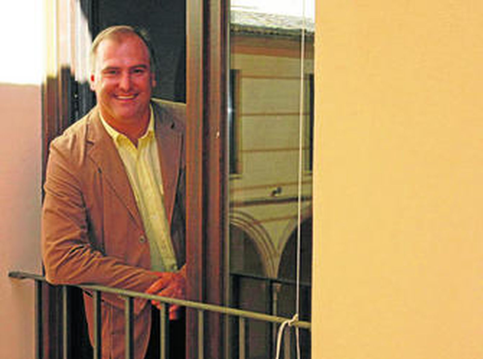 El profesor Natalio Extremera, ayer, en Ronda.