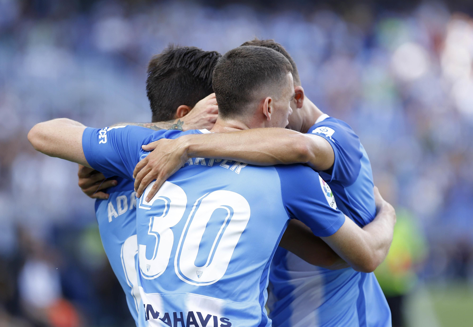 El Málaga CF-Córdoba CF, en imágenes