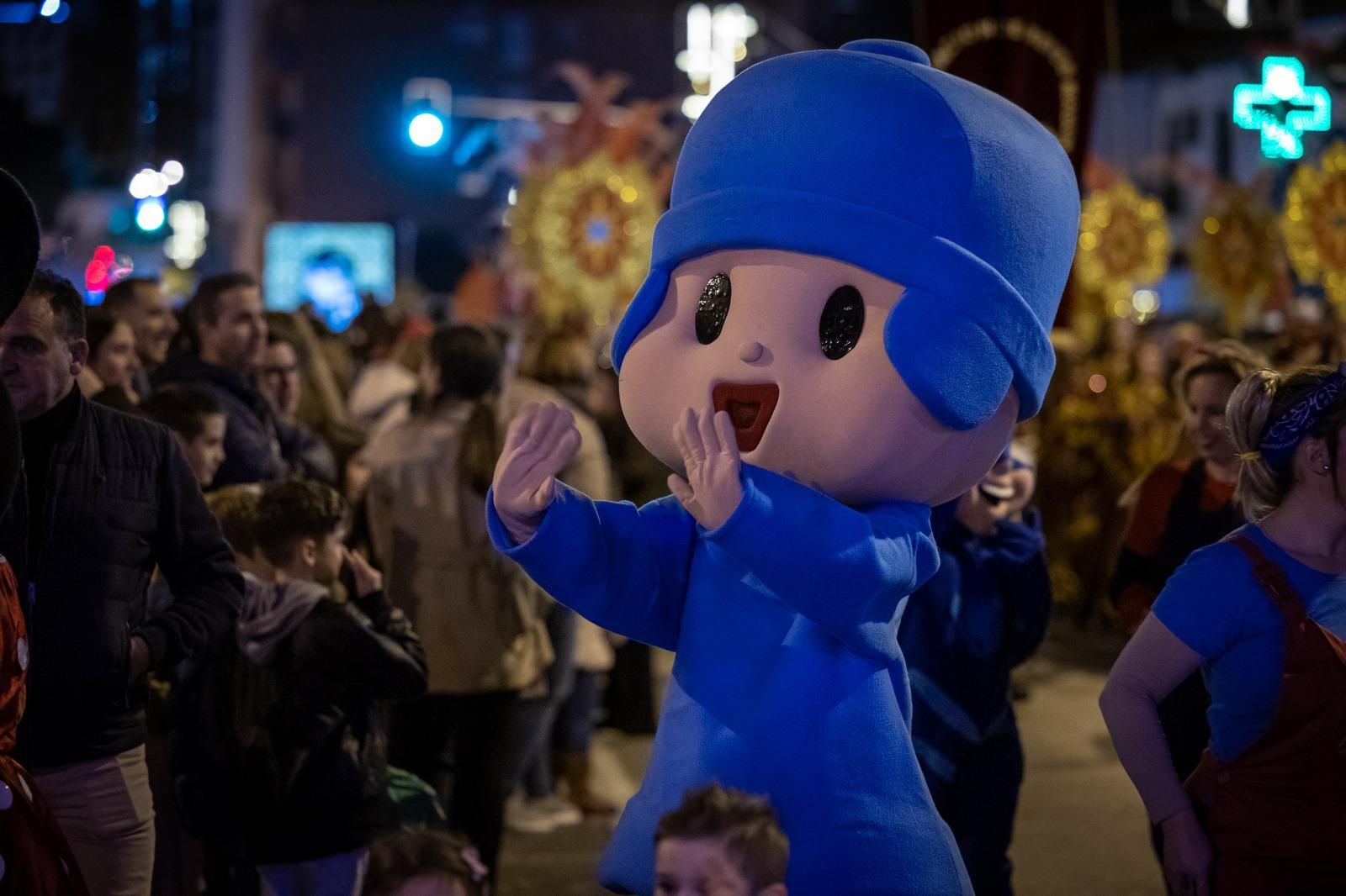 Las imágenes de la cabalgata del Heraldo de los Reyes Magos en San Fernando