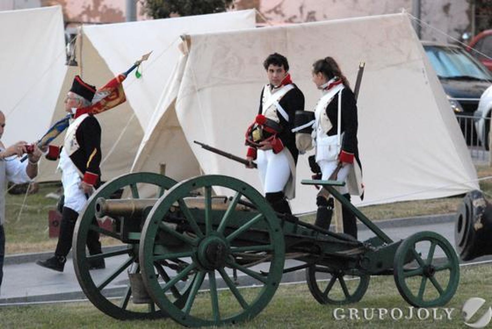 Recreación de la batalla del Portazgo.

Foto: Rioja