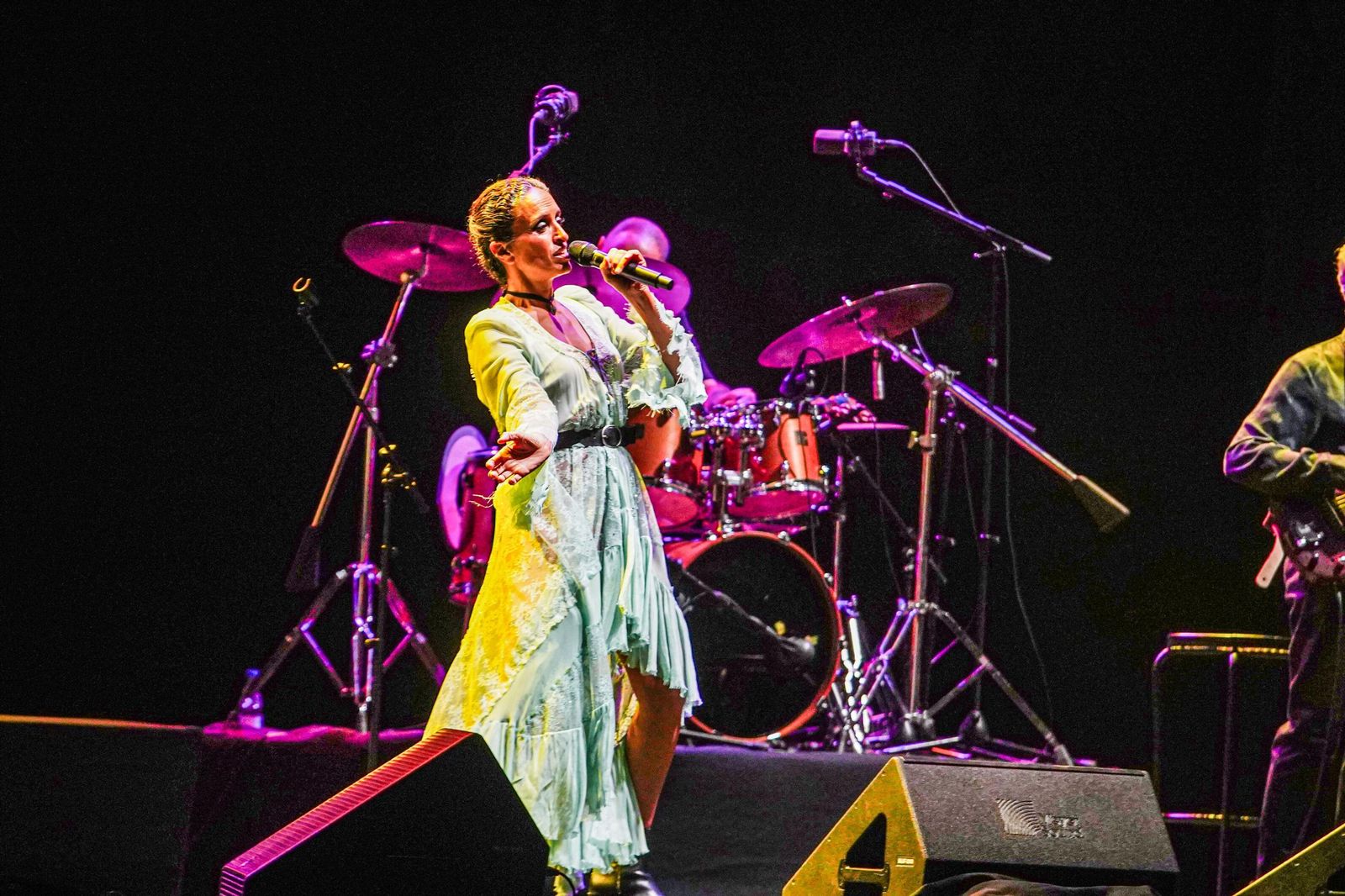 La estrella Noa ilumina el Generalife de Granada en 1001 Músicas: las imágenes