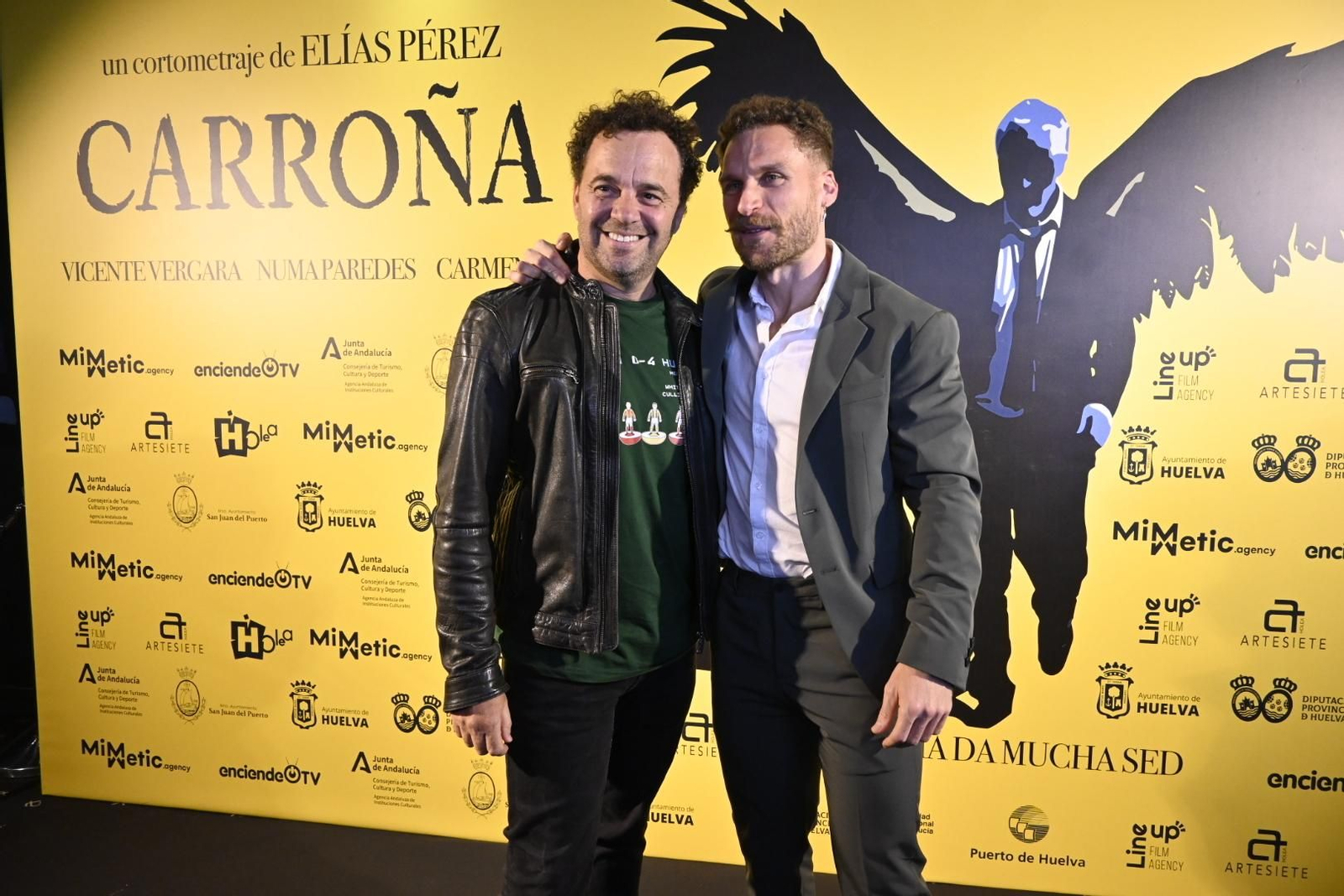 Estreno del cortometraje 'Carroña' del cineasta onubense Elías Pérez , en imágenes