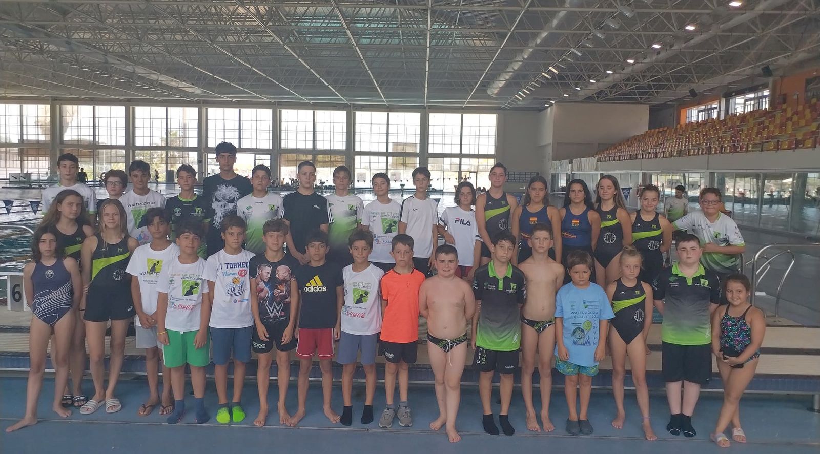 Campus de waterpolo en Málaga.