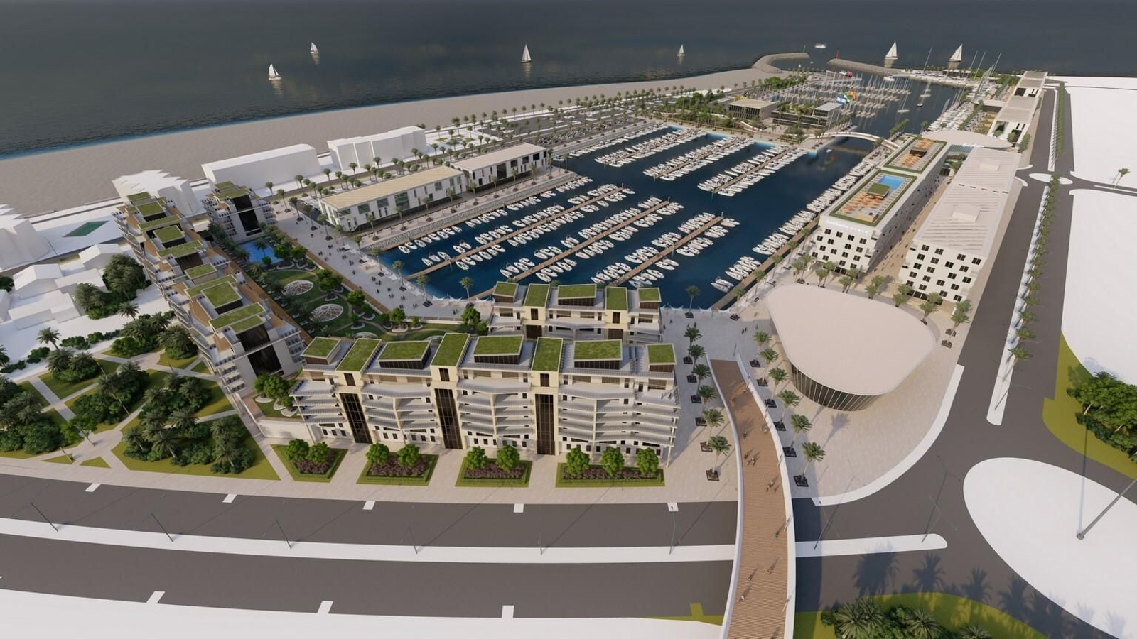 Marina de Playa Granada: el ambicioso proyecto que contará con 2.600 nuevas viviendas, campo de golf y nuevos amarres