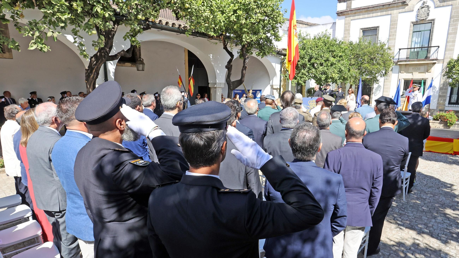 Imágenes del Día de la Policía Nacional en las Bodegas Fundador de Jerez