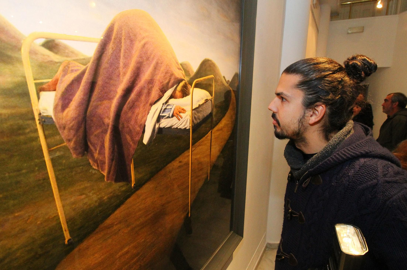 Imágenes de la inauguración de dos exposiciones de Latitudes: 'Cespedosa', de Castro Prieto, y 'Untitled', de Teun Hocks