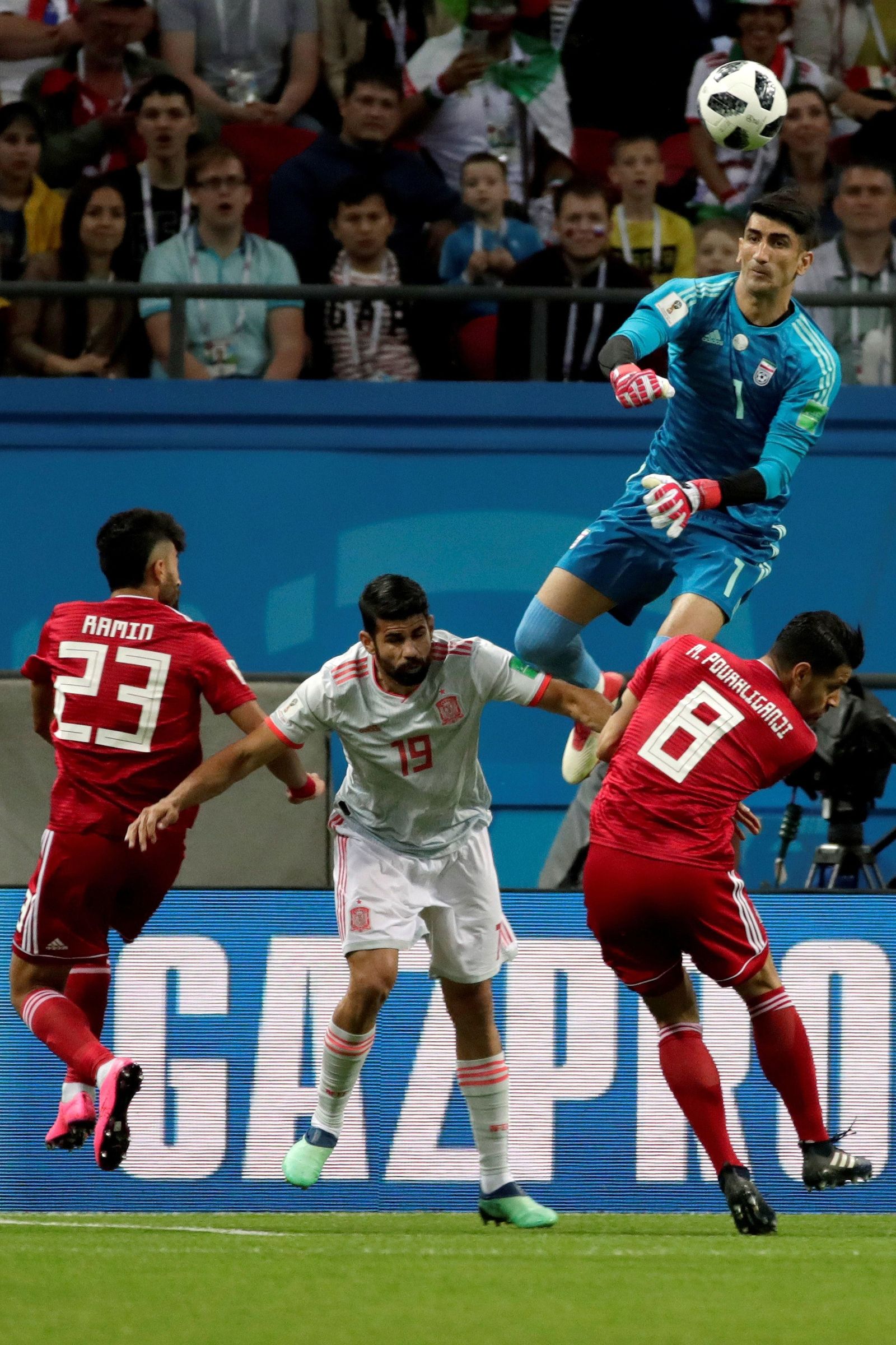 Las imágenes del Irán-España