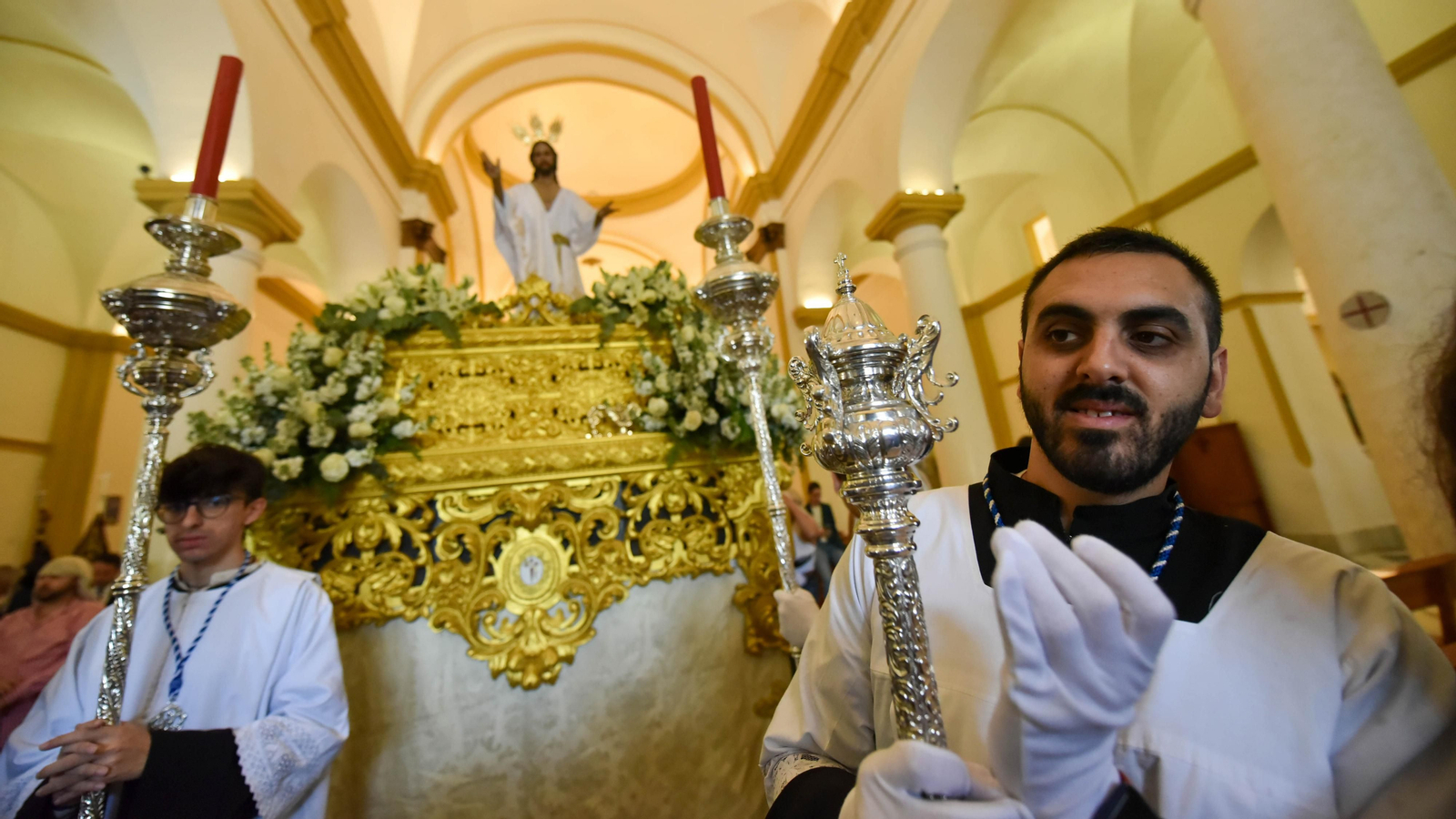 Fotos de la procesión del Resucitado en Algeciras