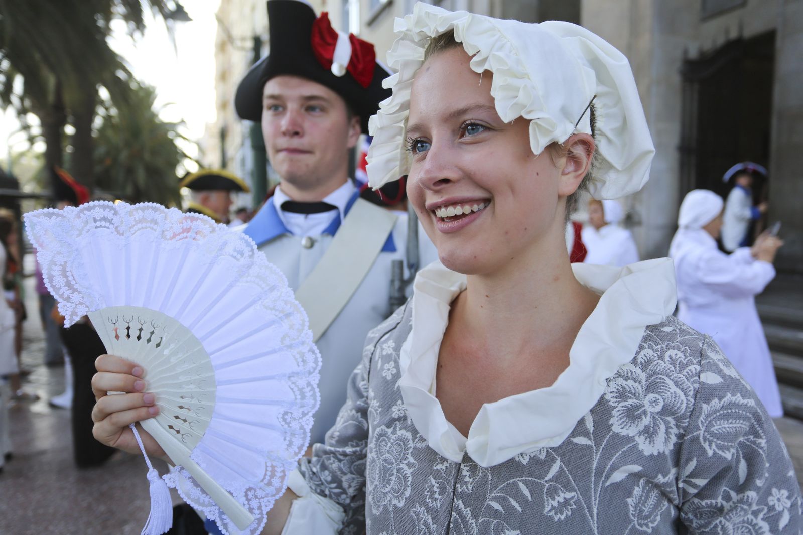 Las fotos del desfile en Málaga en recuerdo a Bernardo de Gálvez