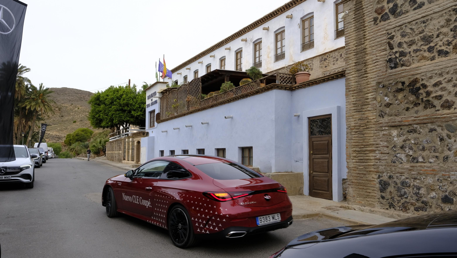 imágenes de la presentación de los nuevos Mercedes-Benz eléctricos, en SAVERES Huércal de Almería