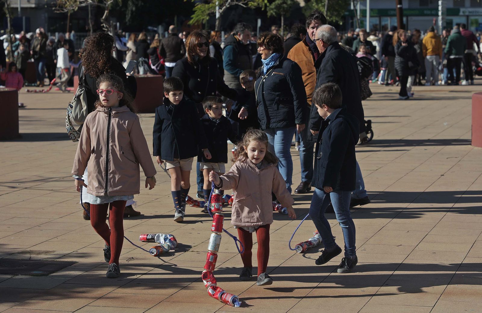 Fotos del arrastre de latas en Algeciras