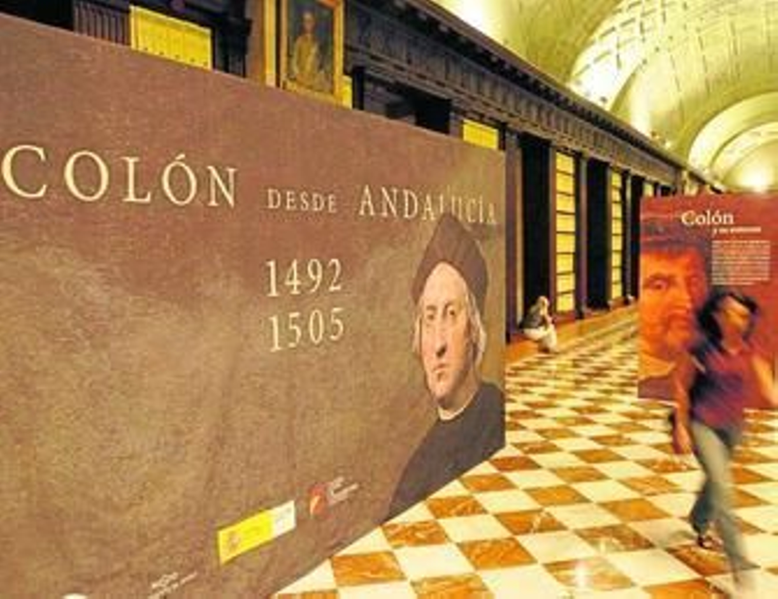 Imagen de la exposición 'Colón desde Andalucía', que en el año 2006 se mostró en el Archivo de Indias.