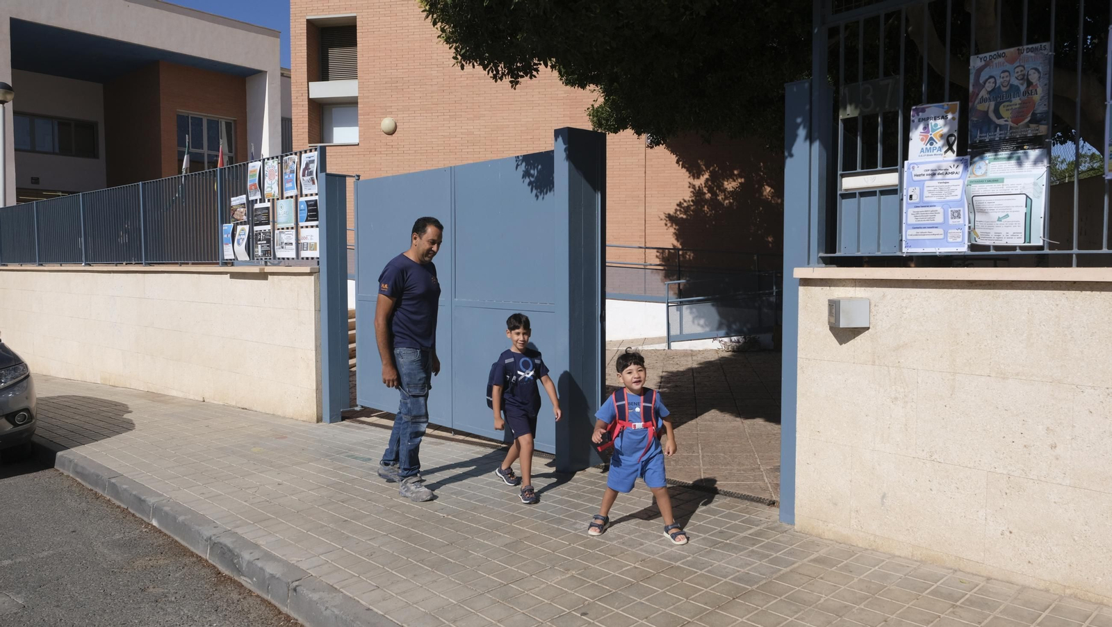 El curso escolar empieza en el Colegio Ginés Morata de Almería, en imágenes