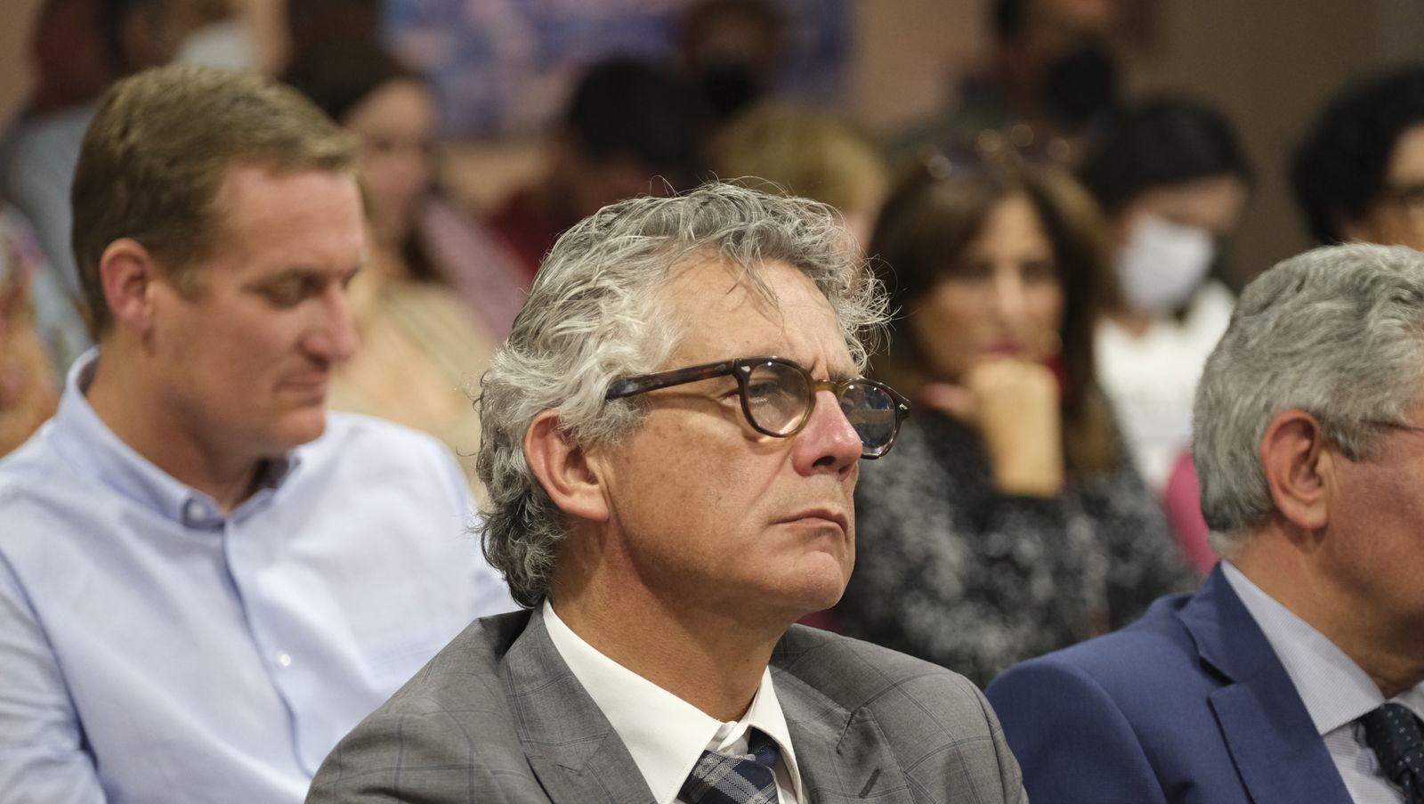 Imágenes de la conferencia de la Ministra de Justicia, Pilar Llop, en el Aula de Cultura Socialista.