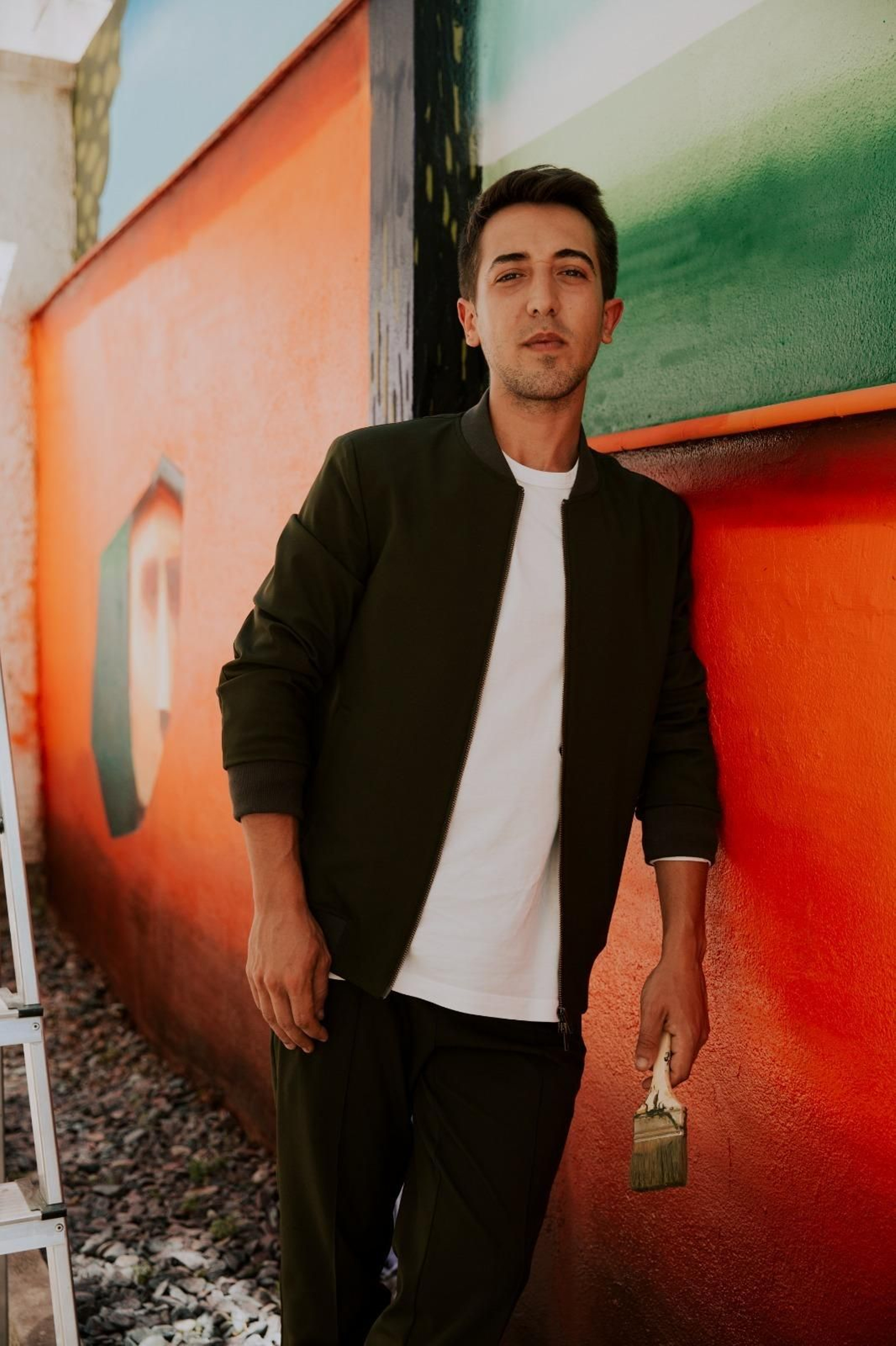 El artista portuense Ramón Muñoz.