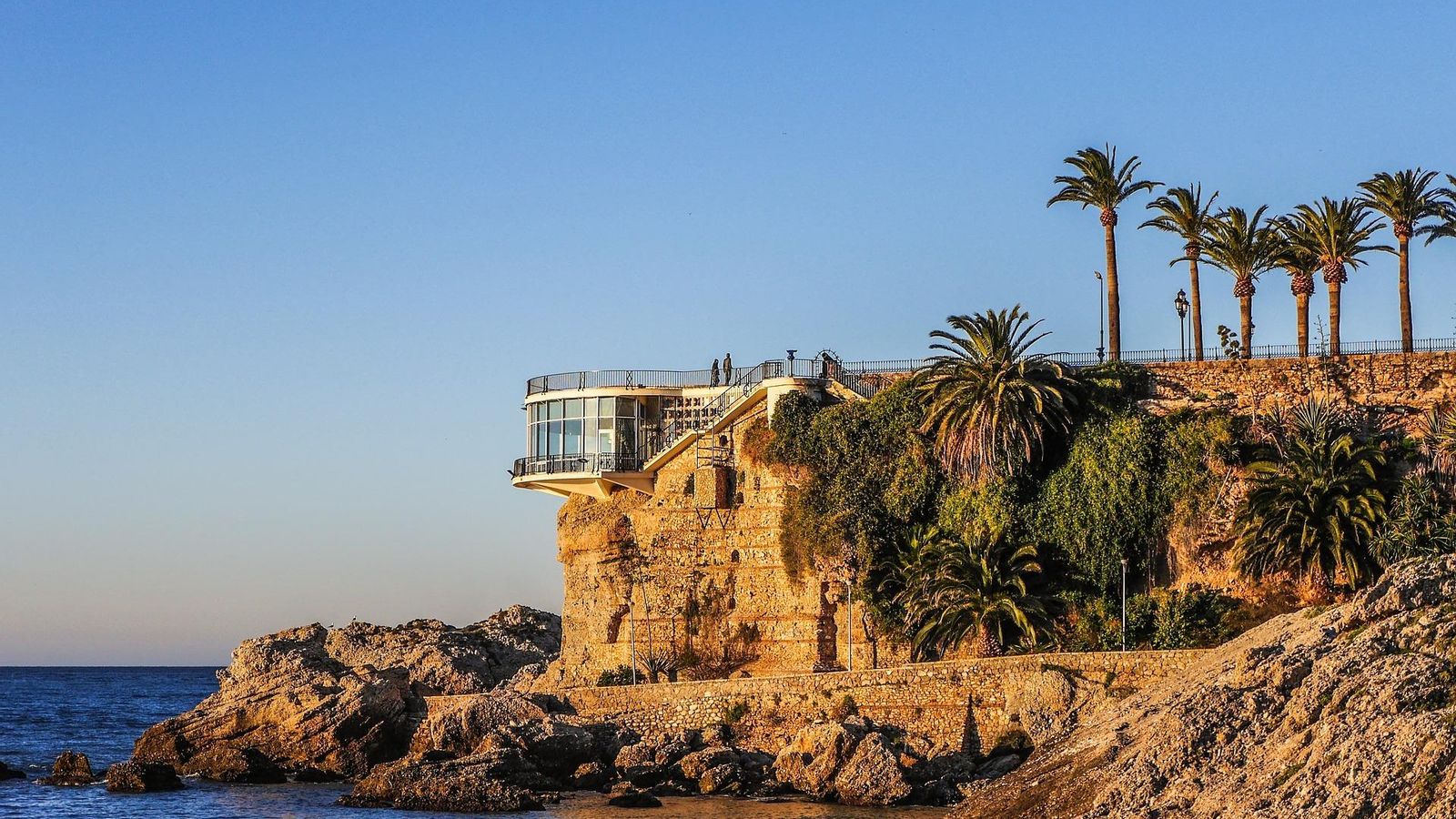 El Balcón de Europa en Nerja (Málaga)