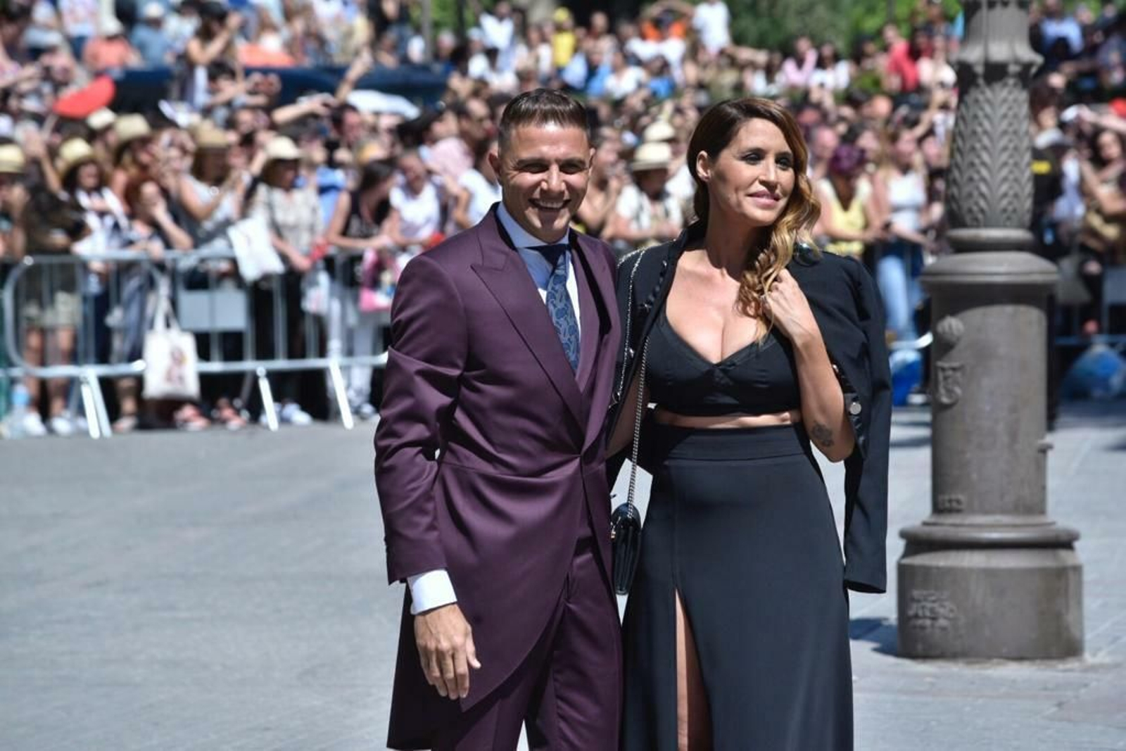 Joaquín Sánchez llega a la boda de Sergio Ramos y Pilar Rubio
