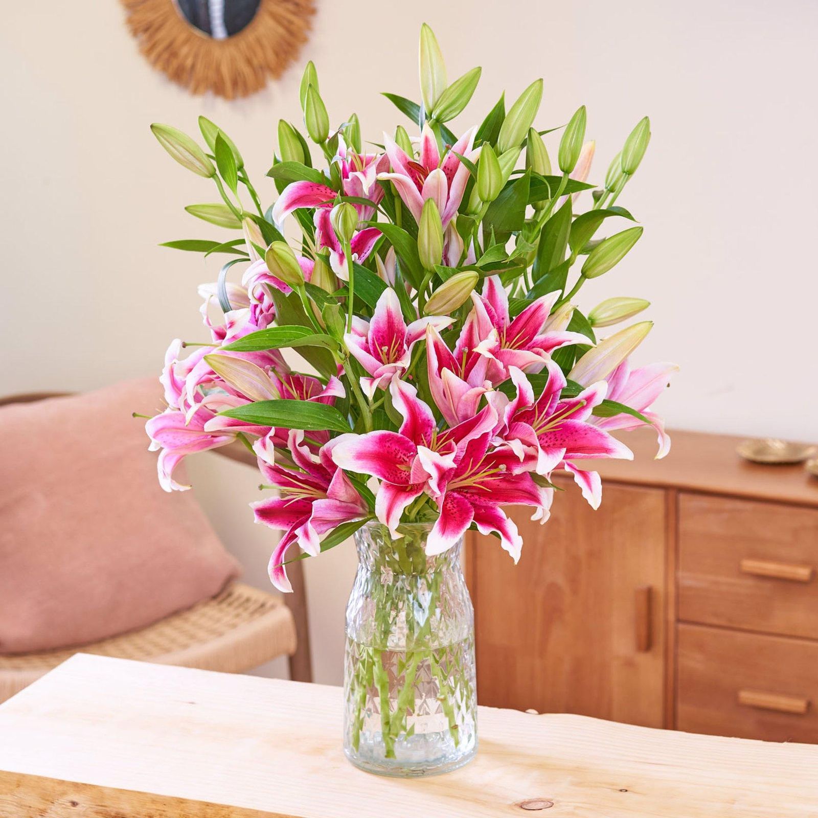 Lirios para decorar la casa en otoño.