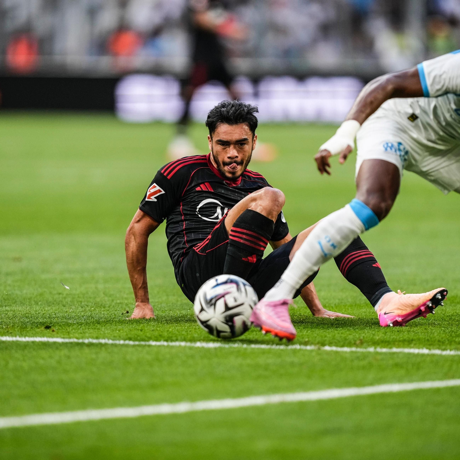 Las fotos del Olympique de Marsella - Sevilla